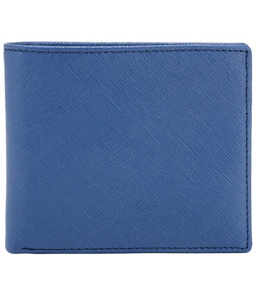 Гаманець чоловічий Smith & Canova 26826 Devere (Navy-Black) картинка, зображення, фото