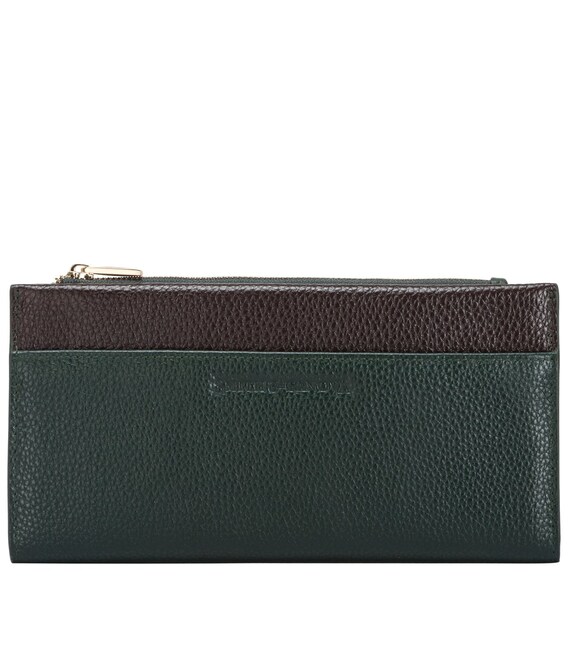 Кошелек женский Smith & Canova 26801 Althorp (Green-Brown) фото