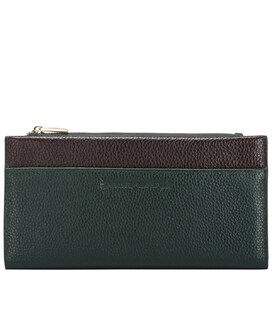 Гаманець жіночий Smith & Canova 26801 Althorp (Green-Brown) картинка, зображення, фото