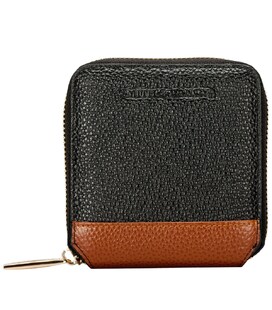 Гаманець жіночий Smith & Canova 26803 Althorp (Black-Tan) картинка, зображення, фото