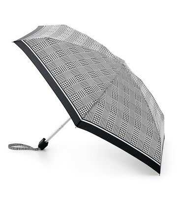 Міні парасолька жіноча Fulton Tiny-2 L501 Classics- Prince Of Wales Check (Гусиные лапки) картинка, зображення, фото