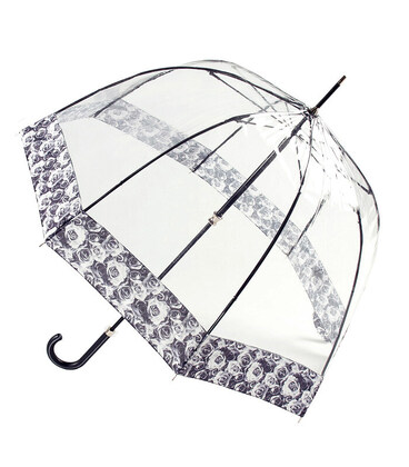 Зонт-трость женский Fulton Birdcage-2 Luxe L866 Photo Rose (Розы) фото, картинка, изображение