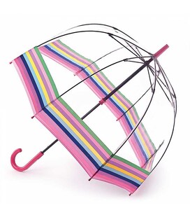 Зонт-трость женский Fulton Birdcage-2 L042 Colour Burst Stripe (Цветные полосы) фото, картинка, изображение