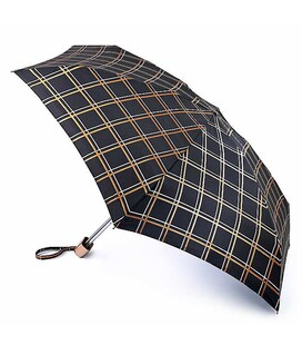 Міні парасолька жіноча Fulton Tiny-2 L501 Golden Check (Золотая Клетка) картинка, зображення, фото