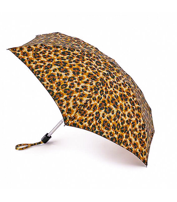 Міні парасолька жіноча Fulton L501 Tiny-2 Bling Leopard (Леопард с блестками) картинка, зображення, фото