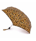Мини зонт женский Fulton L501 Tiny-2 Bling Leopard (Леопард с блестками) фото, картинка, изображение