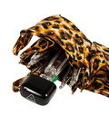 Мини зонт женский Fulton L501 Tiny-2 Bling Leopard (Леопард с блестками) фото, картинка, изображение