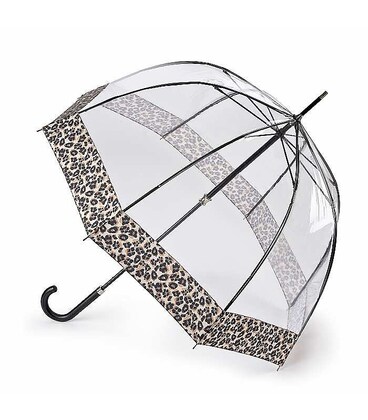 Зонт-трость женский Fulton L866 Birdcage-2 Luxe Natural Leopard (Леопард) фото, картинка, изображение
