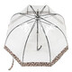 Парасолька-тростина жіноча Fulton L866 Birdcage-2 Luxe Natural Leopard (Леопард) картинка, зображення, фото