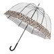 Парасолька-тростина жіноча Fulton L866 Birdcage-2 Luxe Natural Leopard (Леопард) картинка, зображення, фото