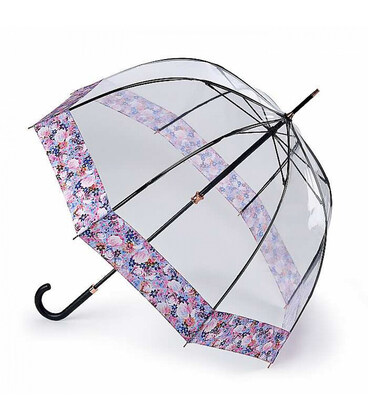 Парасолька-тростина жіноча Fulton L866 Birdcage-2 Luxe Digital Blossom (Цветок) картинка, зображення, фото