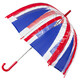 Парасолька-тростина жіноча Incognito-30 PVC Dome L736 Union Jack (Флаг) картинка, зображення, фото