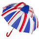 Парасолька-тростина жіноча Incognito-30 PVC Dome L736 Union Jack (Флаг) картинка, зображення, фото