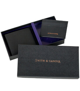 Кошелёк и картхолдер набор Smith & Canova 28652 (Black) фото, картинка, изображение