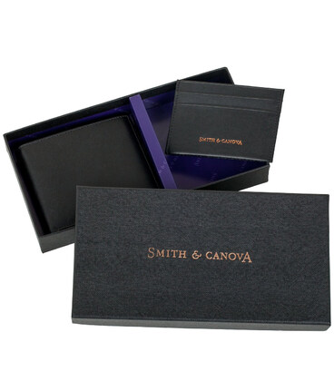 Гаманець та картхолдер набір Smith & Canova 28652 (Black) картинка, зображення, фото