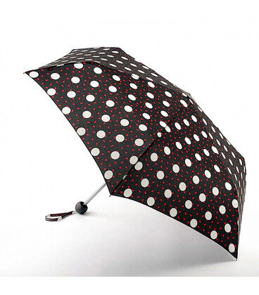 Парасолька жіноча Fulton L869-036822 Lulu Guinness Minilite-2 Polka Lips картинка, зображення, фото