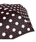 Зонт женский Lulu Guinness by Fulton Minilite-2 L869 Polka Lips (Горошек) фото, картинка, изображение