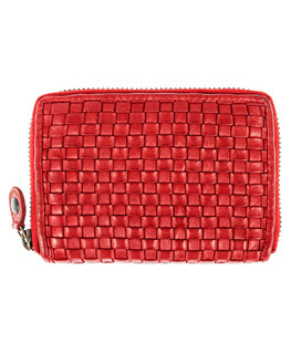 Винтажный кошелек женский Ashwood D80 Red фото, картинка, изображение