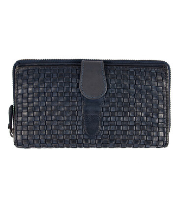 Винтажный кошелек женский Ashwood D84 Navy фото, картинка, изображение