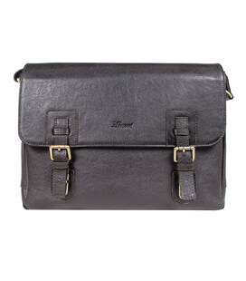 Сумка мужская для ноутбука Ashwood Jasper 13 Brown (Коричневый) фото, картинка, изображение