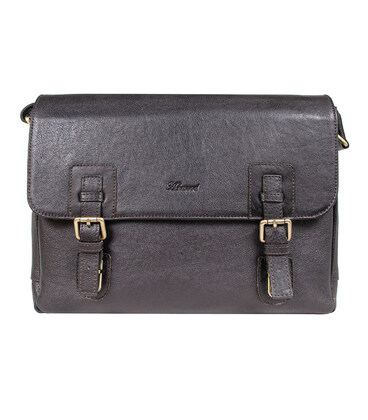 Сумка мужская для ноутбука Ashwood Jasper 13 Brown (Коричневый) фото, картинка, изображение