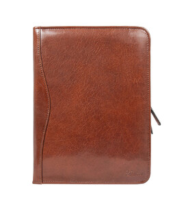 Папка Ashwood A4 ZIP Chestnut (Каштановый) фото, картинка, изображение