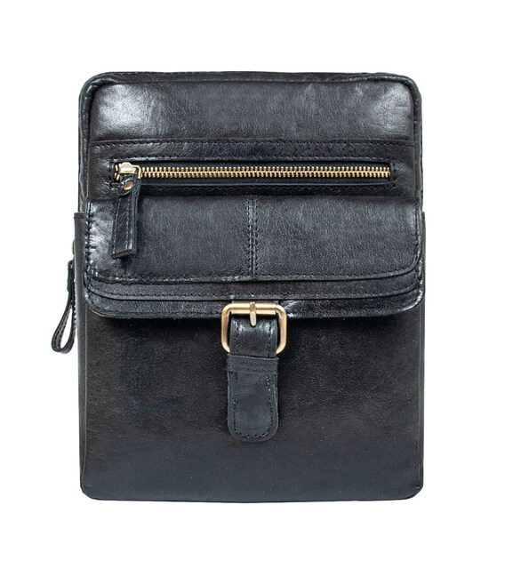 Сумка мужская Ashwood G33 Black фото, картинка, изображение