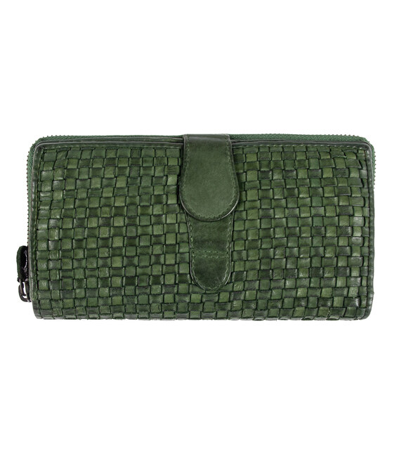 Винтажный кошелек женский Ashwood D84 Green фото, картинка, изображение