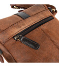 Сумка мужская Ashwood Toby Brown (Коричневый) фото, картинка, изображение