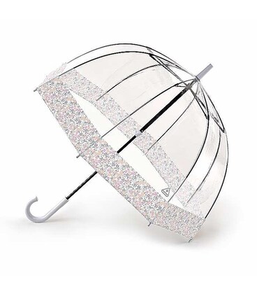 Зонт-трость женский Fulton L042 Birdcage-2 Wedding Floral Border (Цветочная кайма) фото, картинка, изображение