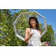 Зонт-трость женский Fulton L042 Birdcage-2 Wedding Floral Border (Цветочная кайма) фото