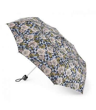 Зонт женский Fulton Minilite-2 L354 Rose and Animal (Бежевые розы) фото, картинка, изображение