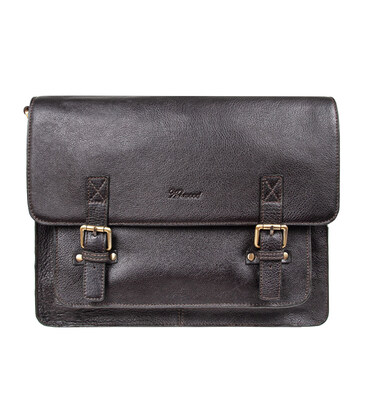 Сумка мужская Ashwood Josh Brown (Коричневый) фото, картинка, изображение