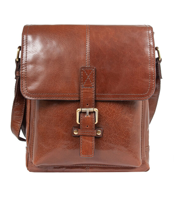 Сумка чоловіча Ashwood Benjamin Chestnut (Каштановий) картинка, зображення, фото