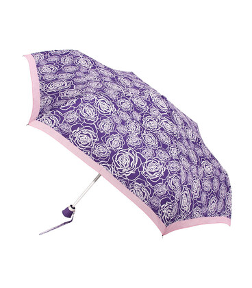 Парасолька жіноча Fulton L926 Curio-2 UV Sketchy Rose (Ескіз троянди) картинка, зображення, фото