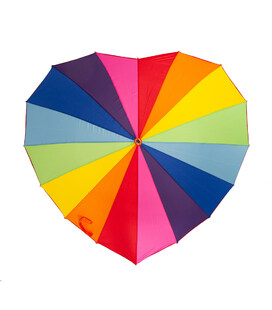 Парасолька жіноча Fulton L909-040416 Heart Walker-1 Rainbow (Веселка)