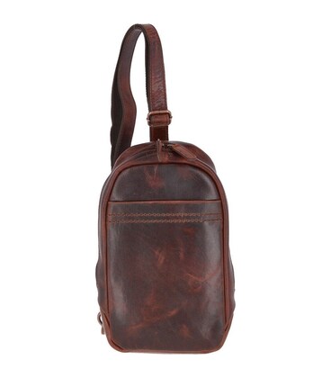 Cумка нагрудная Ashwood PERRY Vintage Tan (Рыжий) фото, картинка, изображение
