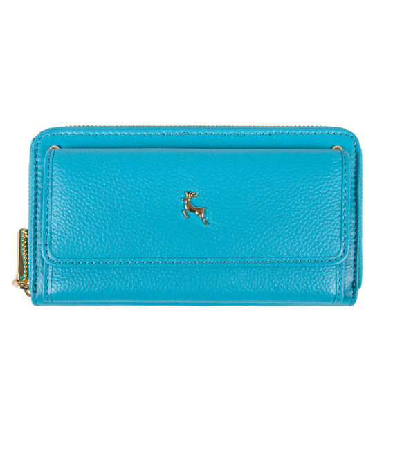 Кошелек женский Ashwood J54 BLUE ATOLL (Синий) фото, картинка, изображение