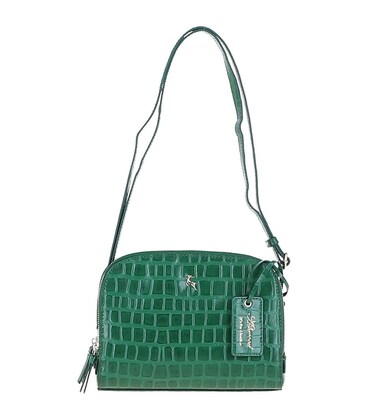 Сумка женская Ashwood C57 CREEN/CROC (Зеленая) фото, картинка, изображение