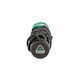 Парасолька жіноча Fulton L902-038857 Superslim-2 Emerald Hearts (Смарагдові серця) картинка, зображення, фото