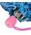 Парасолька жіноча Fulton L354-040911 Minilite-2 Cool Pansy (Анютини очі) картинка, зображення, фото