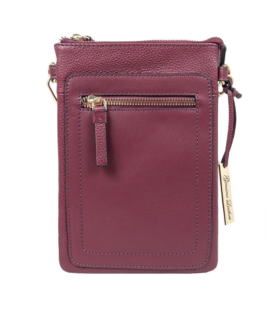 Сумка для смартфона Ashwood AZ71 Wine (Винный) фото, картинка, изображение