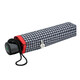 Парасолька жіноча Fulton L354-041154 Minilite-2 Houndstooth Red Border (Червона смуга) картинка, зображення, фото