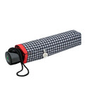 Парасолька жіноча Fulton L354-041154 Minilite-2 Houndstooth Red Border (Червона смуга) картинка, зображення, фото