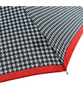 Парасолька жіноча Fulton L354-041154 Minilite-2 Houndstooth Red Border (Червона смуга) картинка, зображення, фото