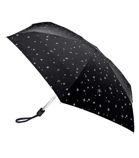 Зонт женский Fulton L501-041086 Tiny-2 Glitter Stars Black (Блеск звезд) фото, картинка, изображение