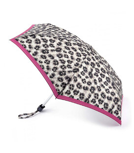 Міні парасолька жіноча Fulton L501-039359 Tiny-2 Leopard Border (Леопардова смуга) картинка, зображення, фото