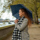 Парасолька жіноча Fulton L553-041246 Superslim-2 Polka Dot (Горох) картинка, зображення, фото