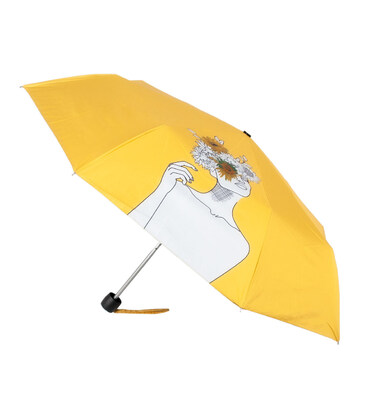 Зонт женский Fulton L884-040171 National Gallery Minilite-2 UV Sunflowers (Подсолнухи) фото, картинка, изображение