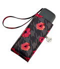 Мини зонт женский Fulton L501-038741 Tiny-2 Houndstooth Poppy (Маки) фото, картинка, изображение